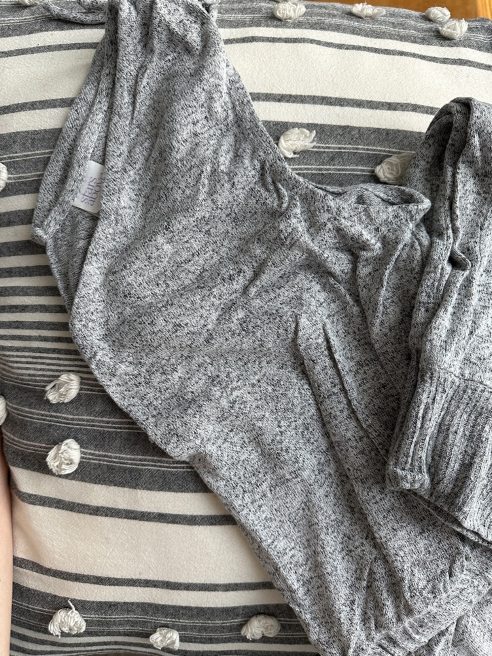 stars above Gray Marled Jumpsuit Romper